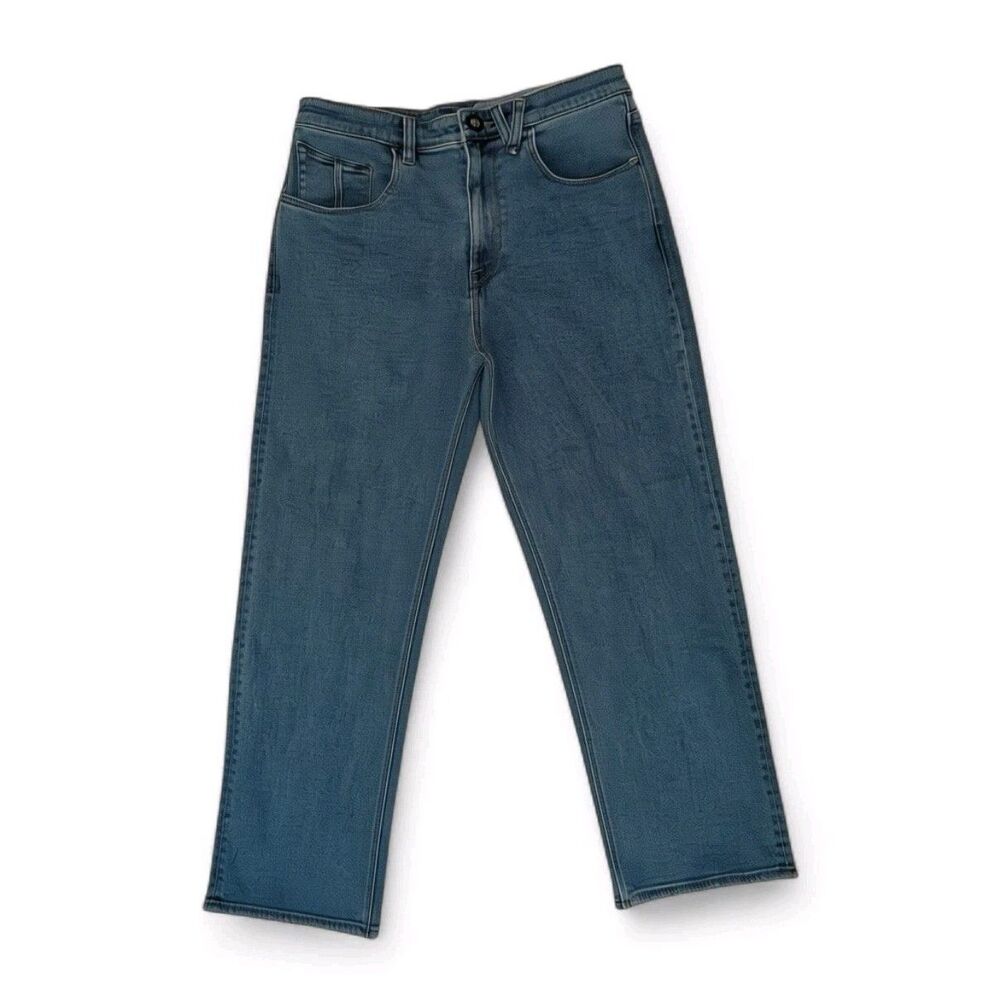 Volcom Billow Loose Fit Jeans Mens 30 Medium Wash Denim Cotton Skate Baggy